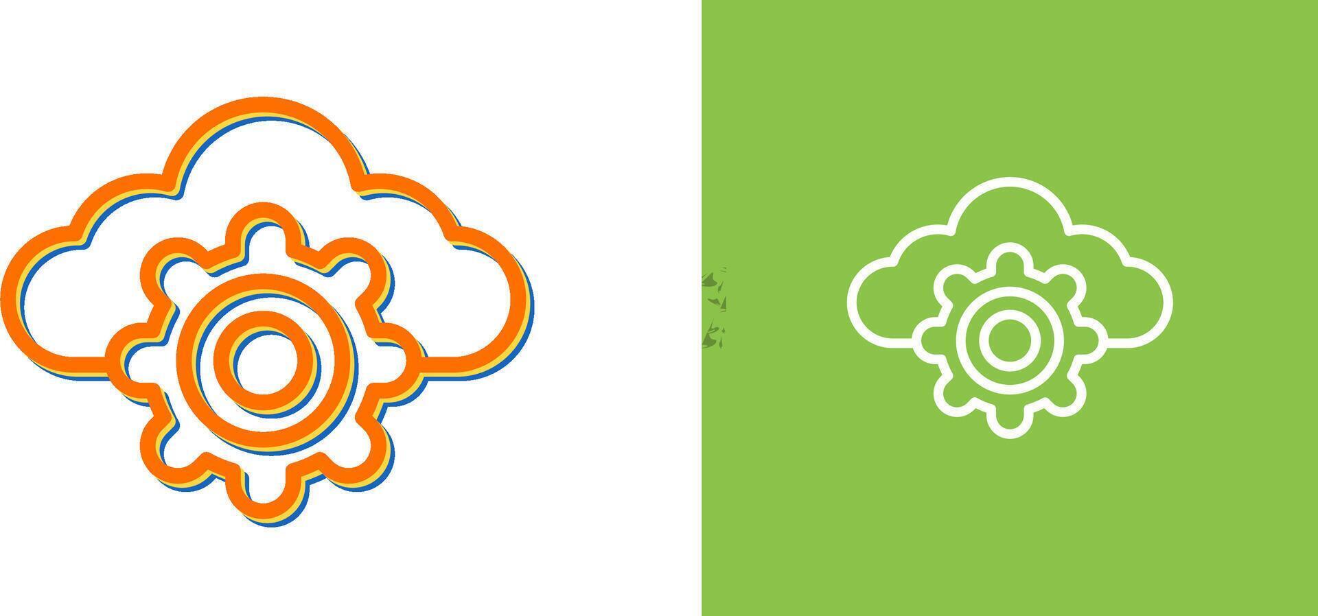 Cloud Computing Vector Icon