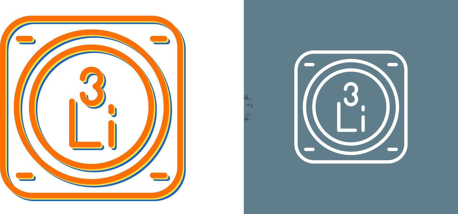 Unique Two Icons Set vector