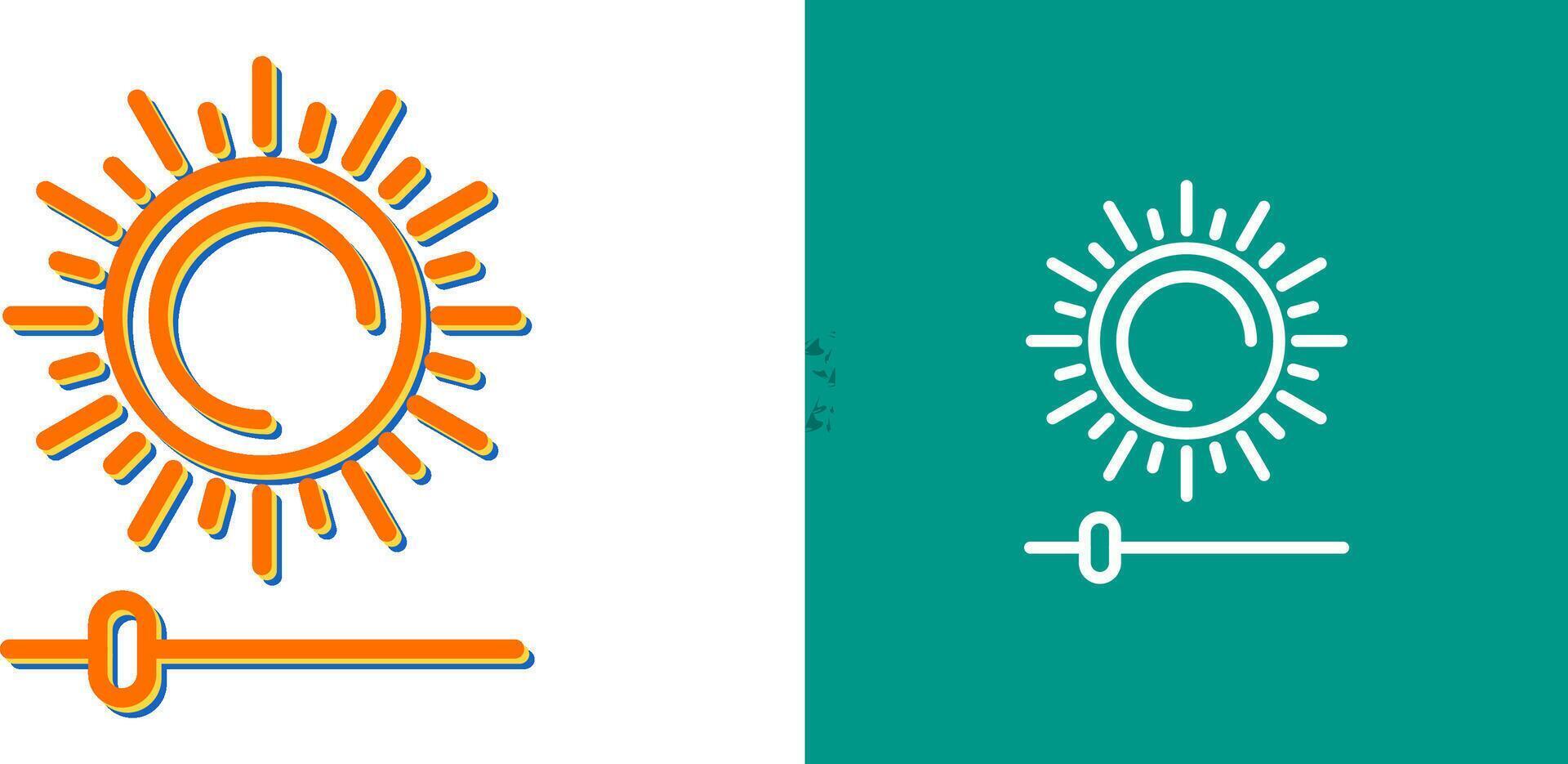Brightness And Contrast Vector Icon