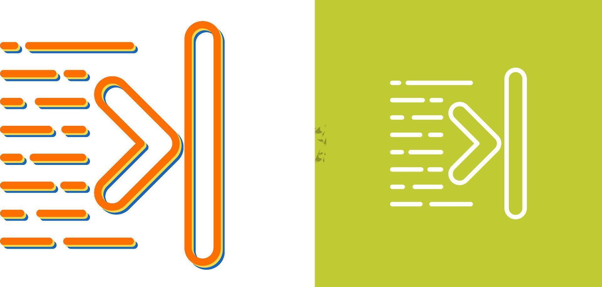 Unique Two Icons Set vector