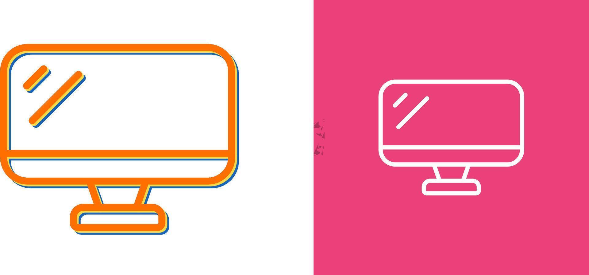 Monitor Vector Icon