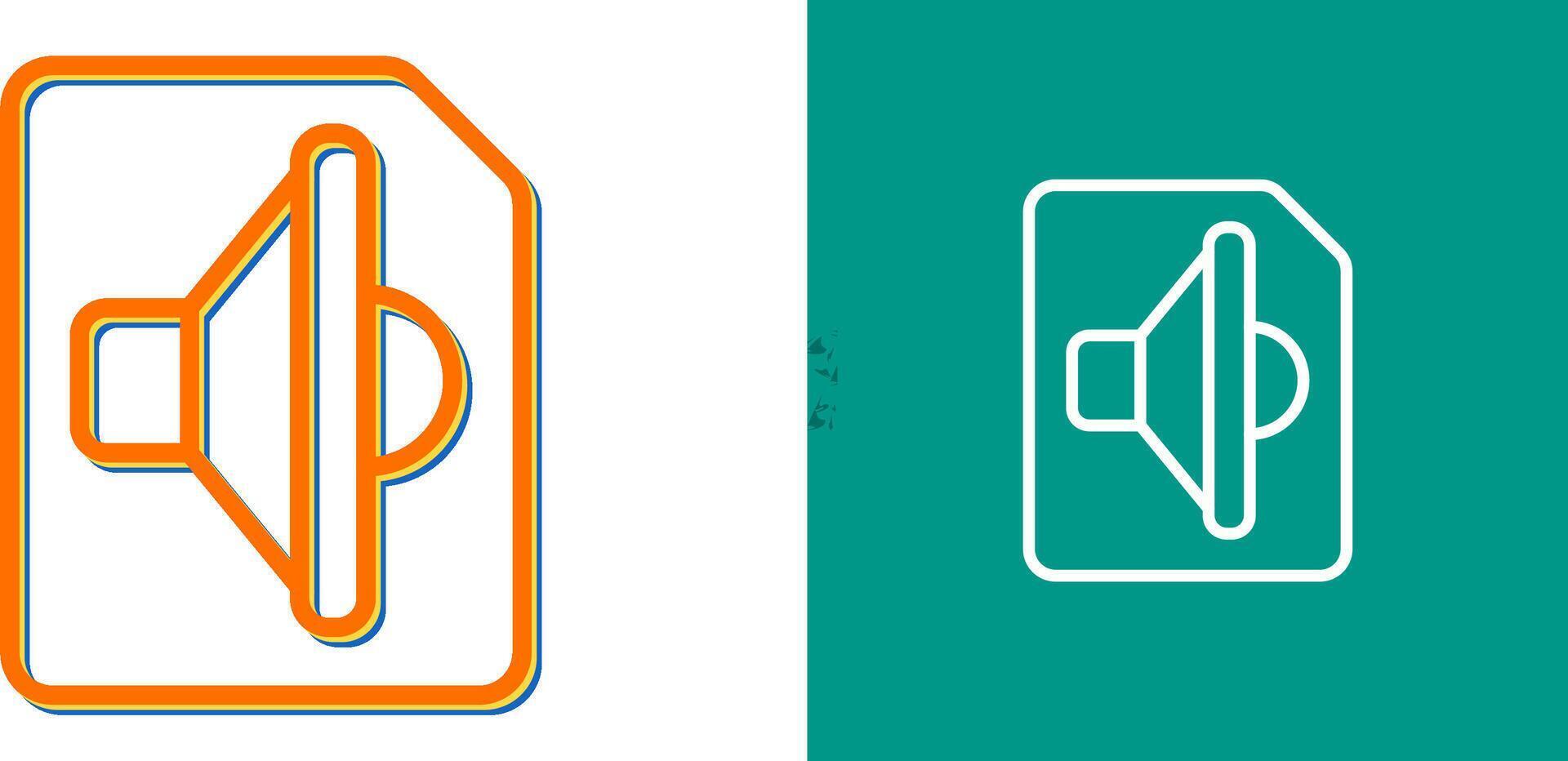 Audio File Vector Icon