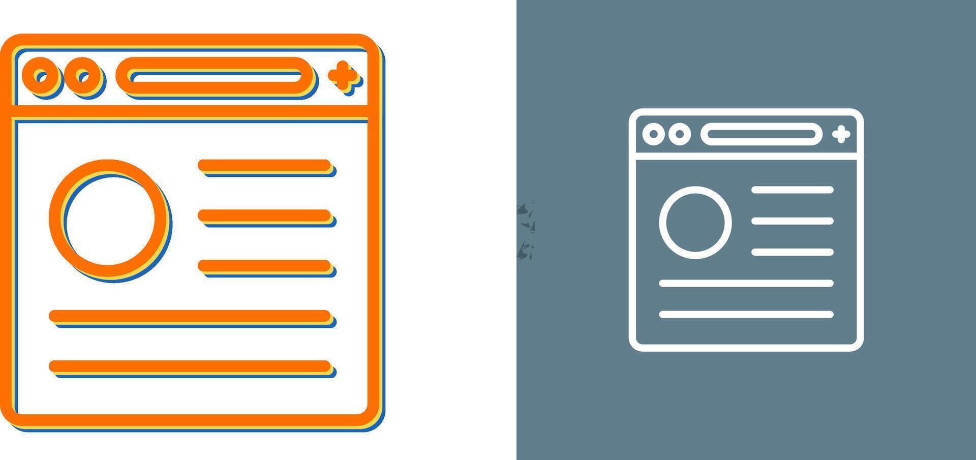 Browser Vector Icon
