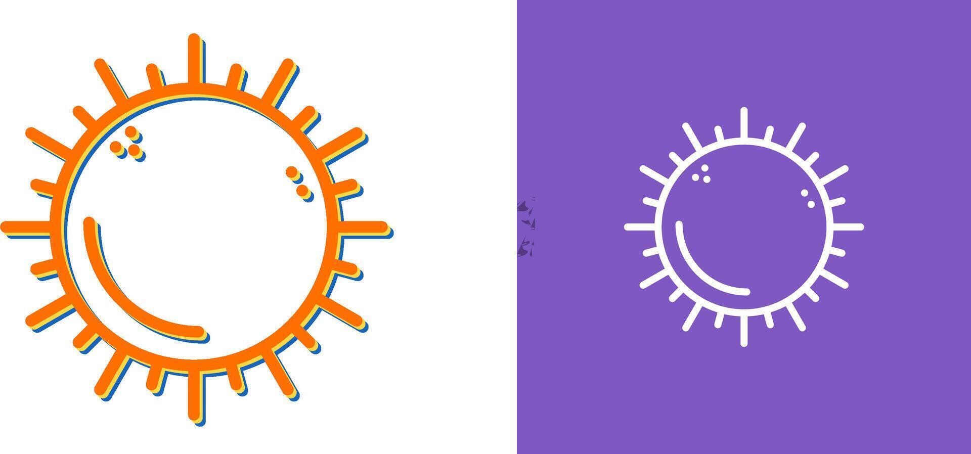 icono de vector de sol