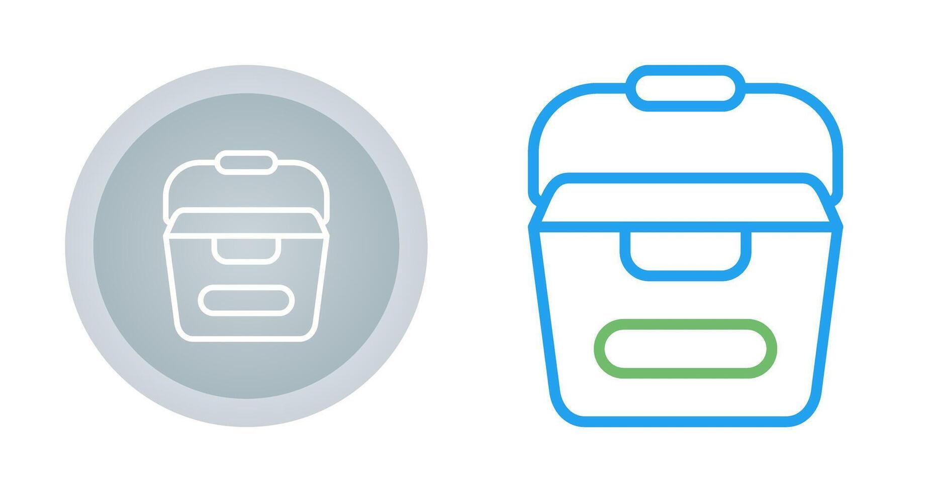 Portable water container Vector Icon