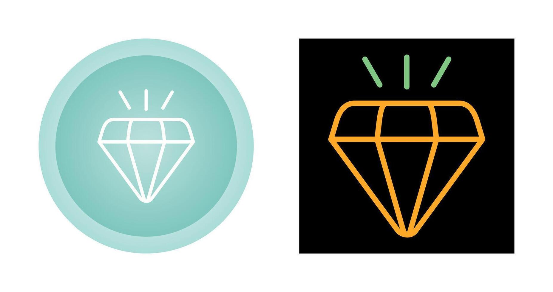 icono de vector de diamante