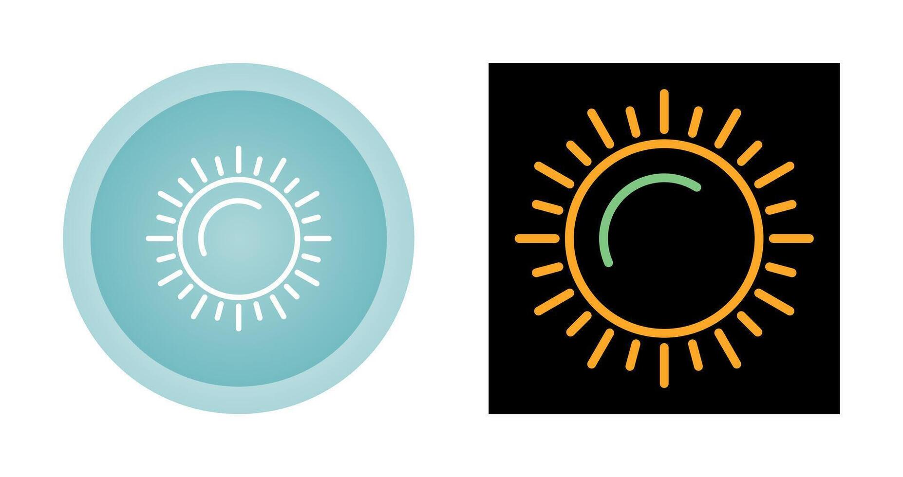 Sun Vector Icon