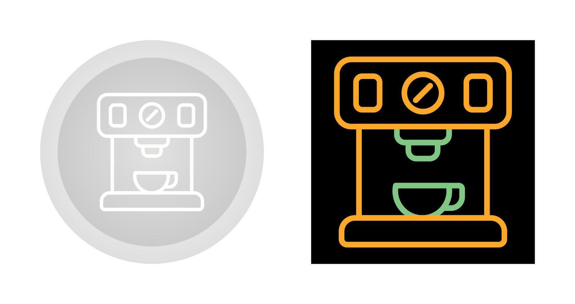 Coffee Maker with Wi-Fi Vector Icon