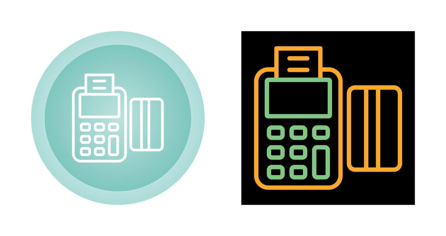 Point of Sale System Vector Icon
