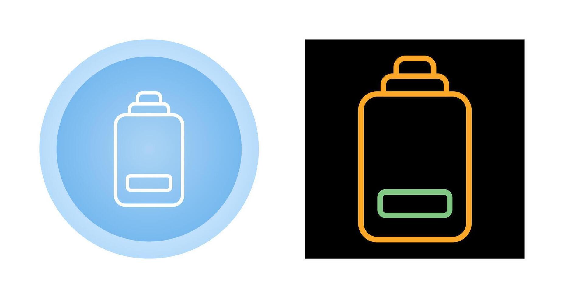 Low Battery Vector Icon