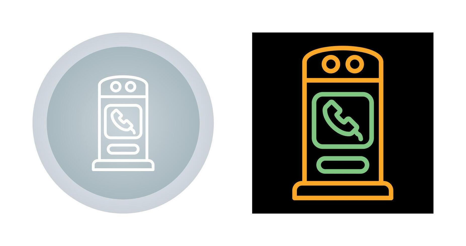 Phone Booth Vector Icon