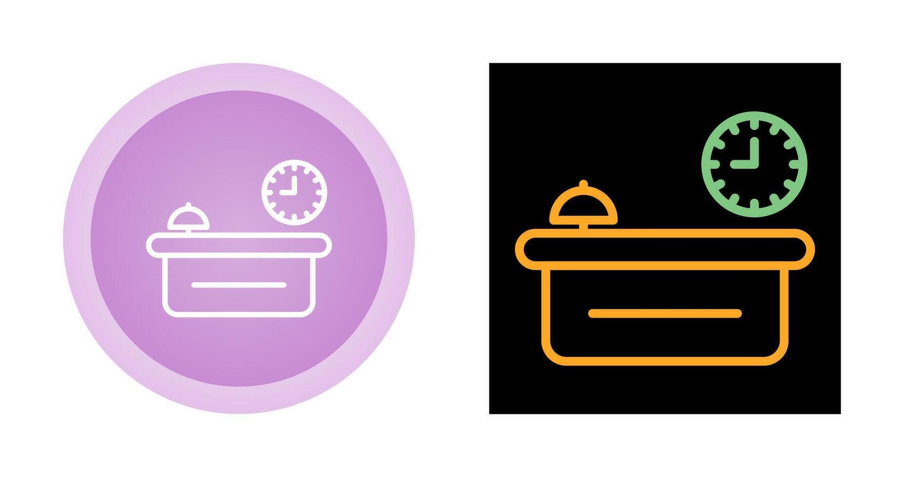 Customer Service Counter Vector Icon