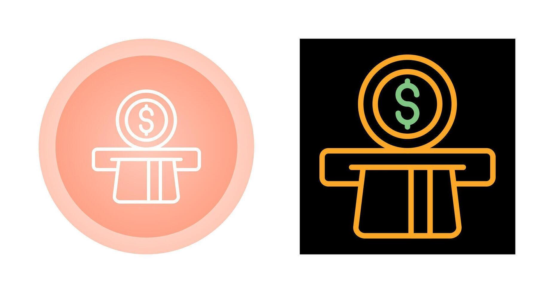 Automated Teller Machine Vector Icon