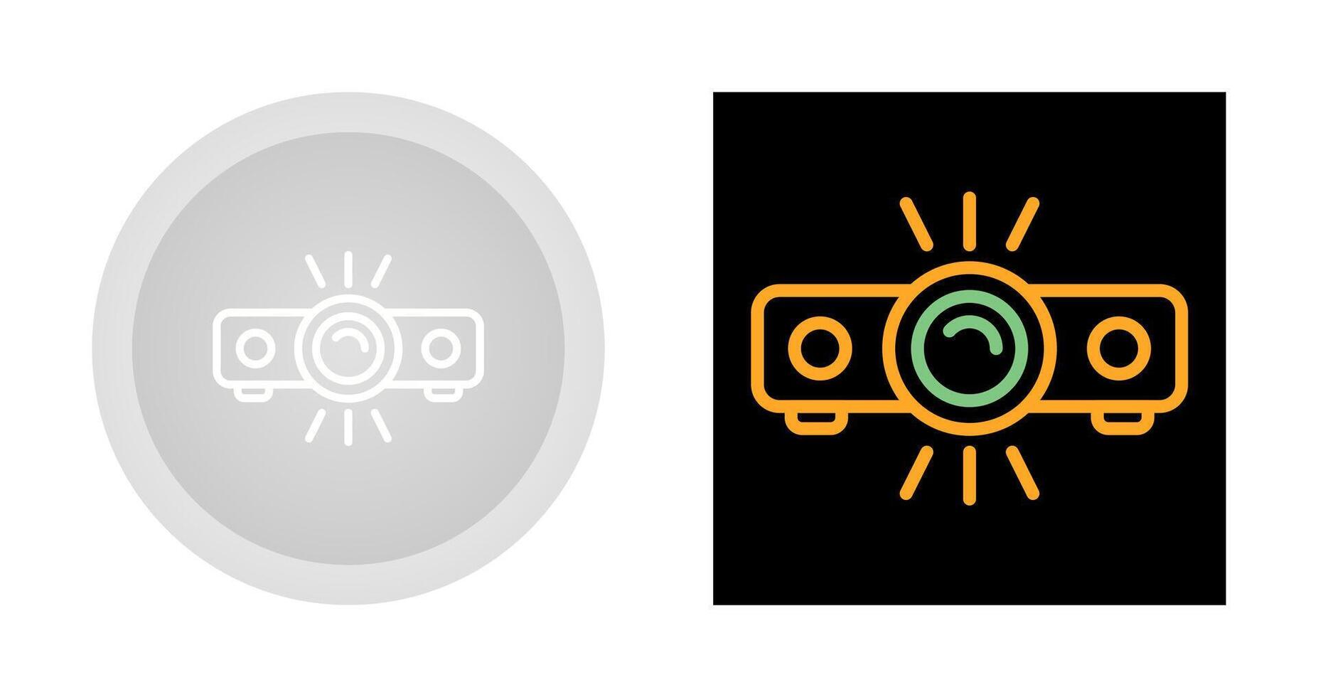 icono de vector de proyector