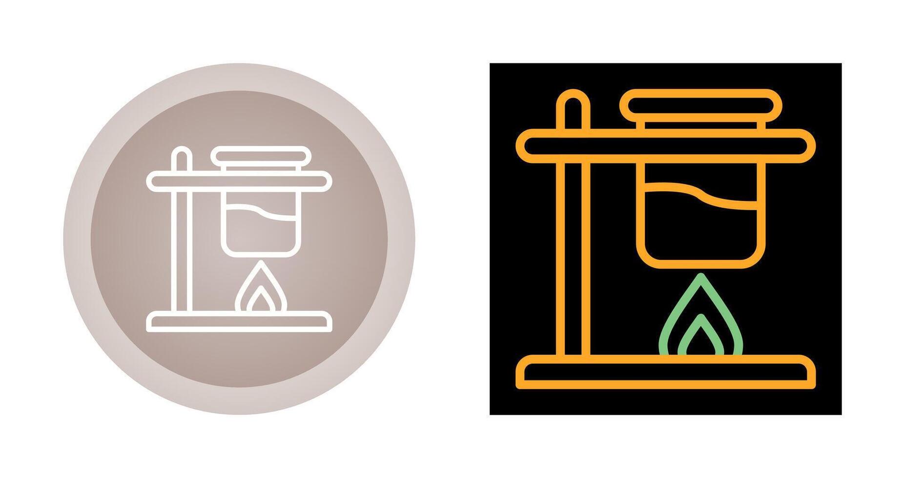 Bunsen Burner Vector Icon