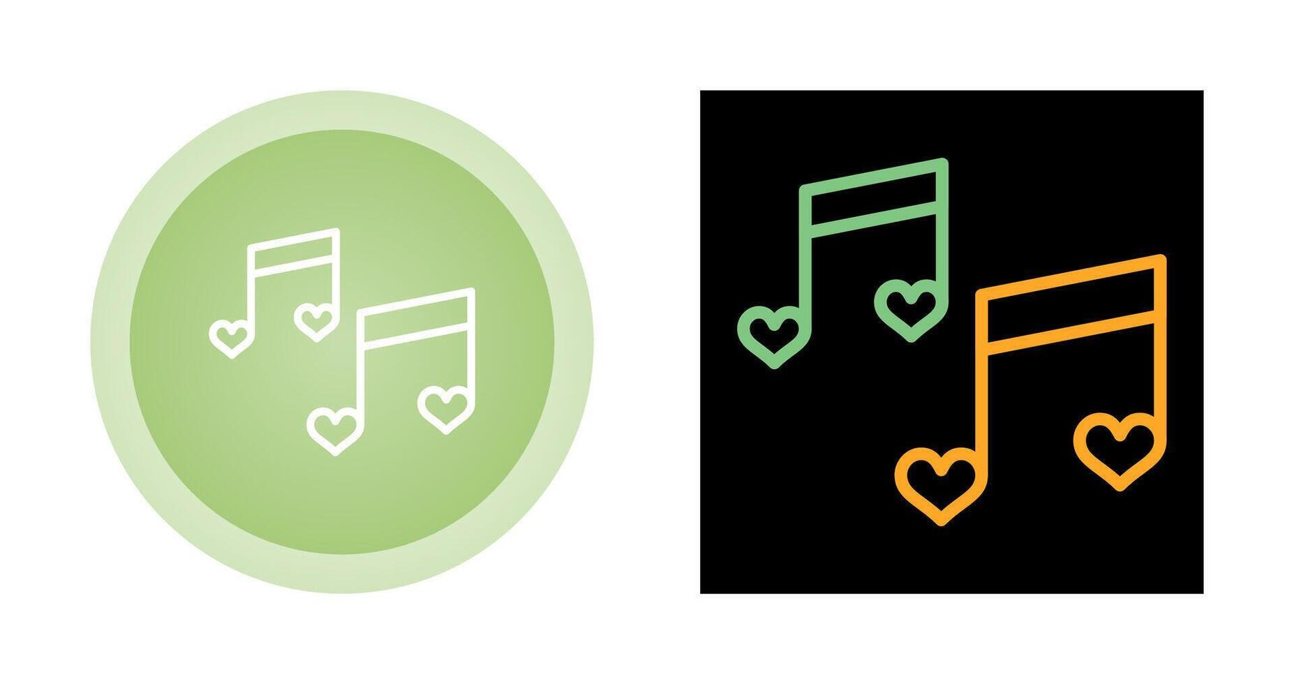 Romantic music Vector Icon