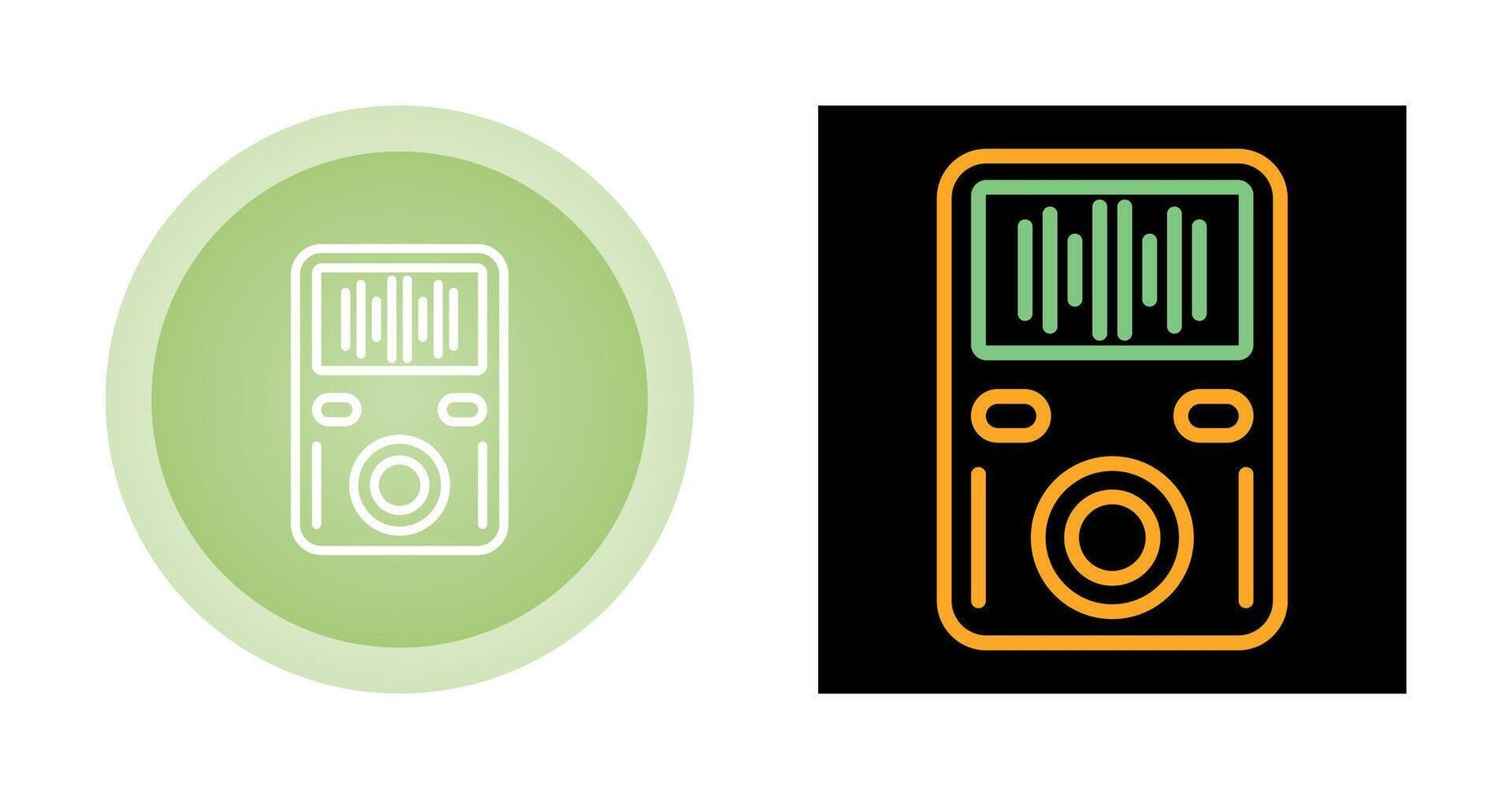 MP3 Player Vector Icon