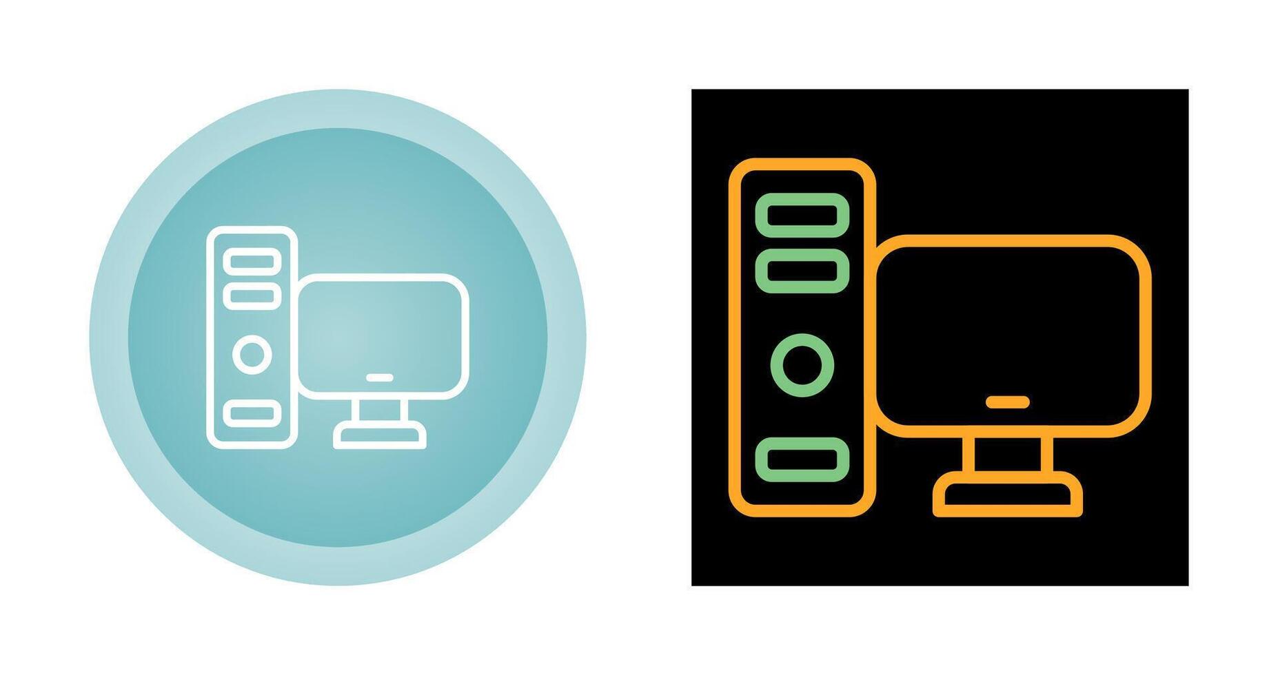 Computer Vector Icon