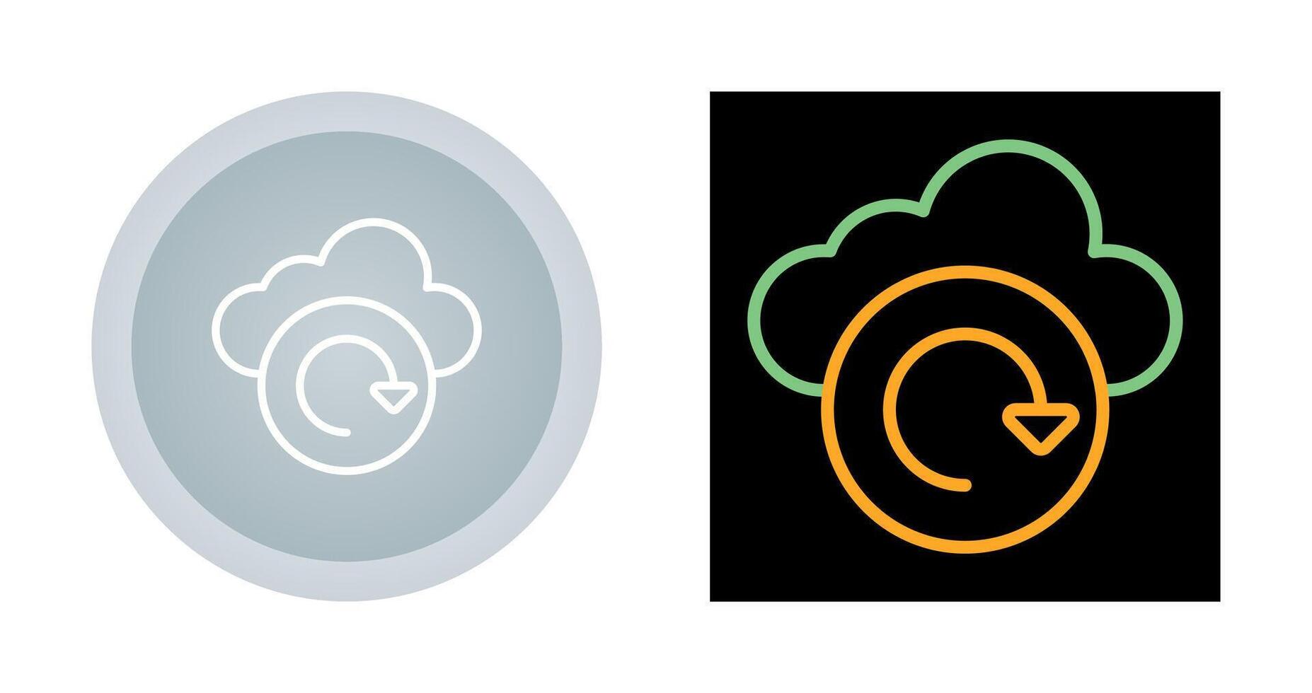Cloud Backup Vector Icon