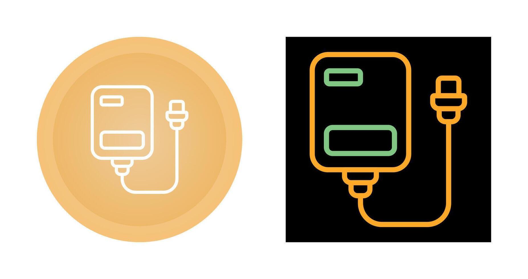 External Hard Drive Vector Icon