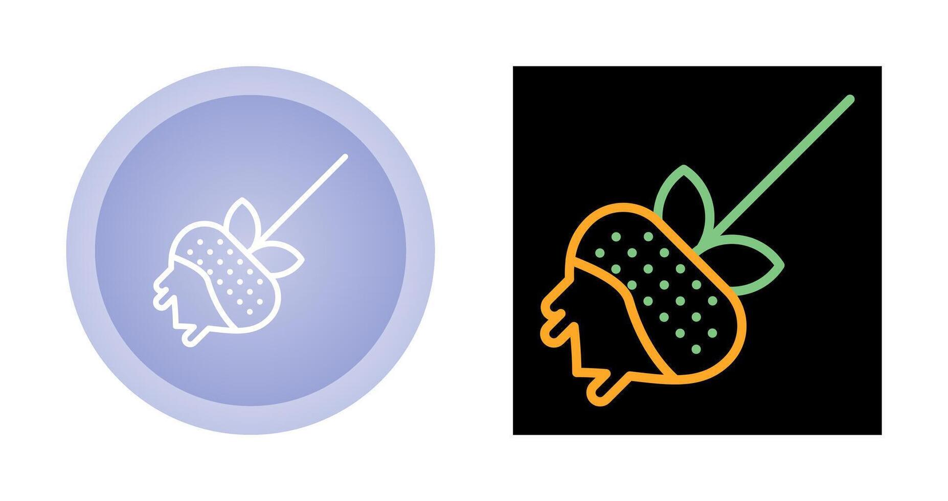 Chocolate fondue Vector Icon