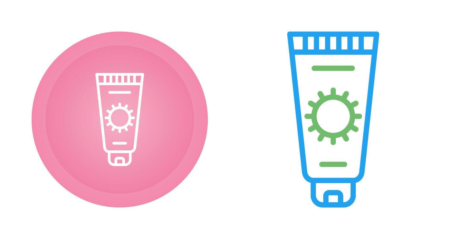 Sunscreen Vector Icon