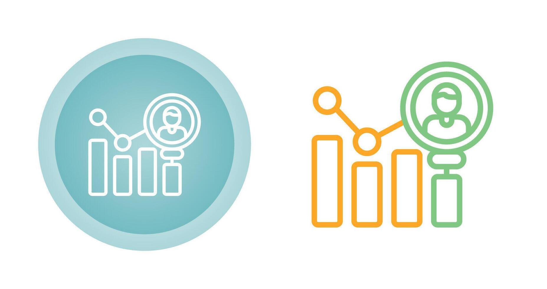 Customer Analytics Vector Icon