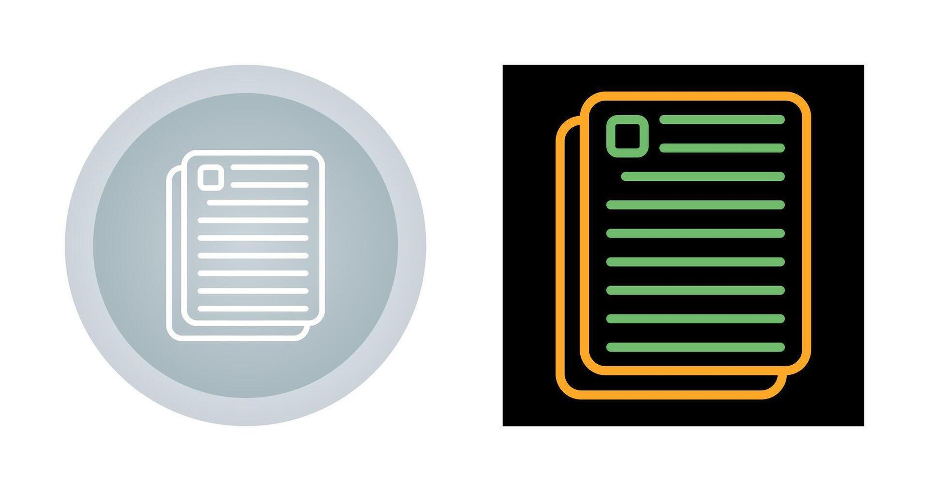 Document Vector Icon