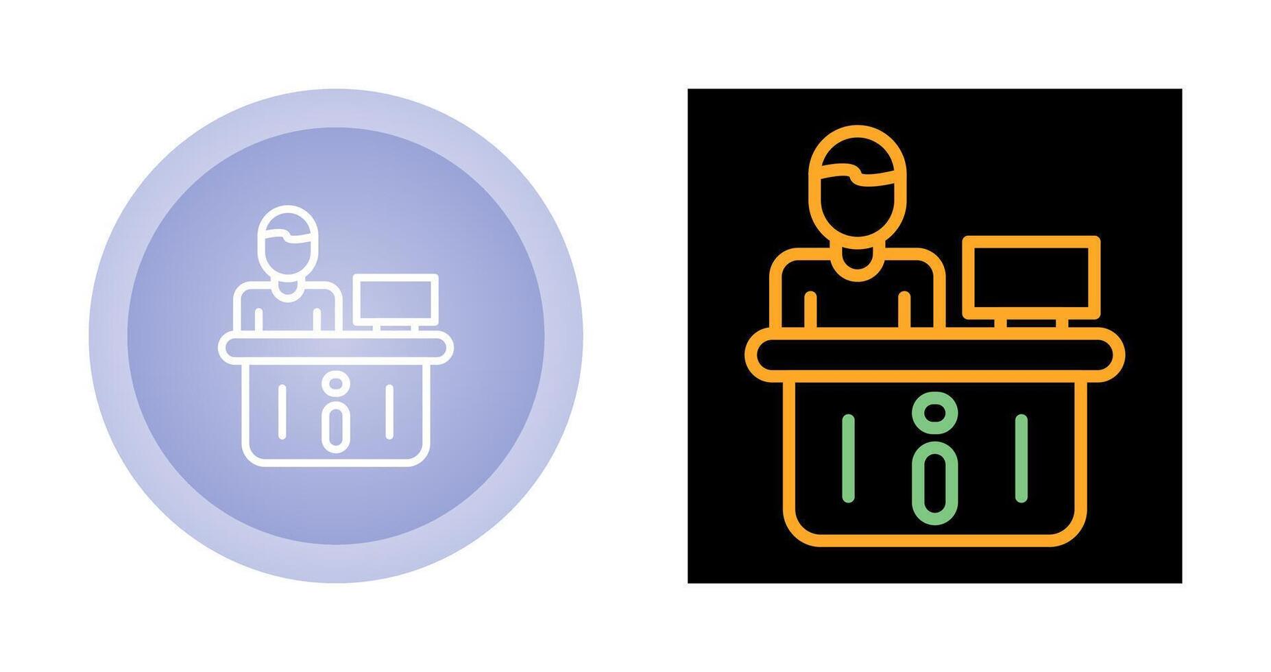 Reception Vector Icon