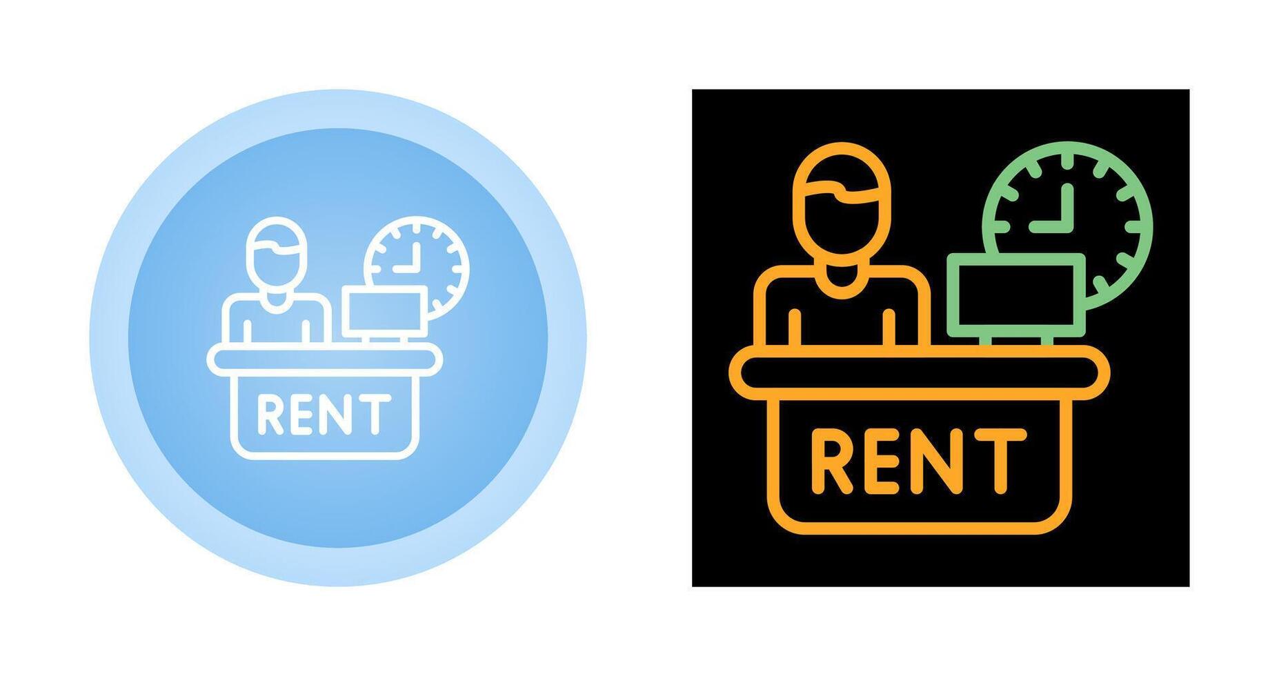 Rental Service Vector Icon