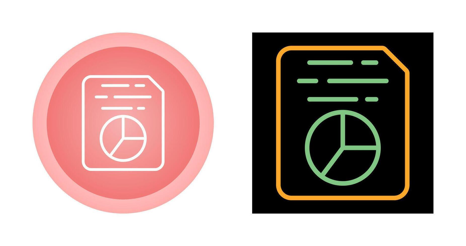 Document Insert Diagram Vector Icon