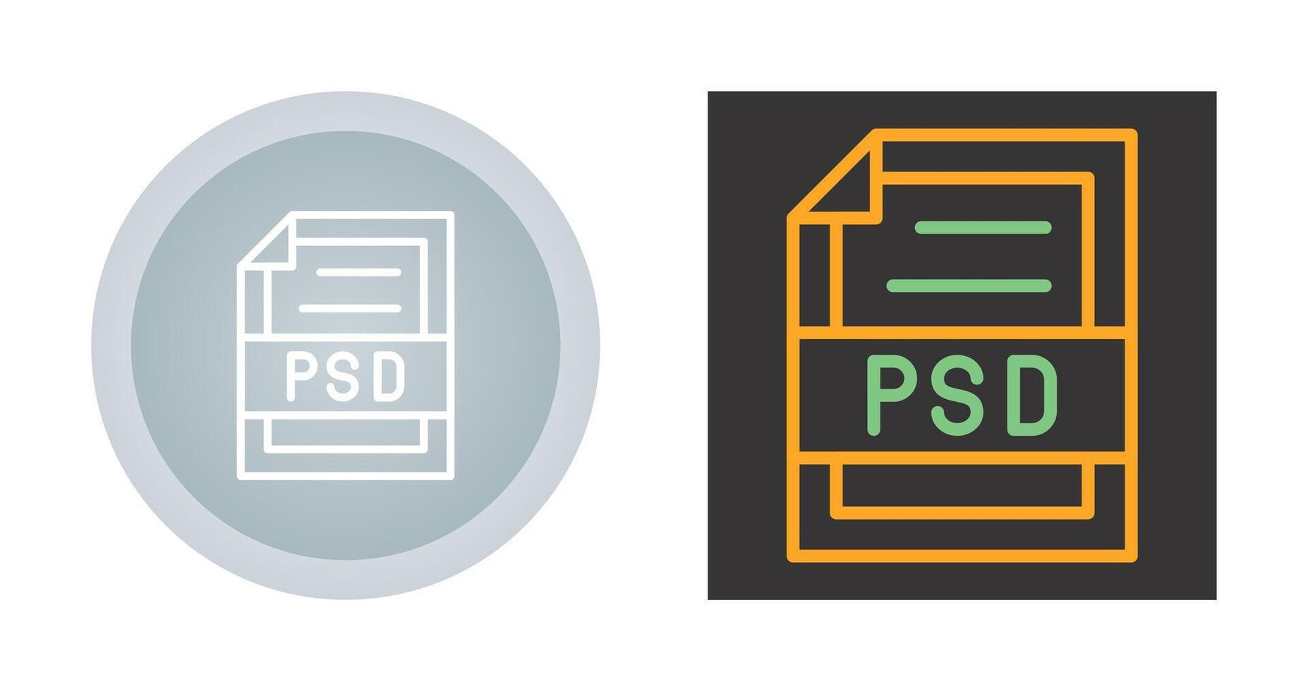 psd archivo vector icono