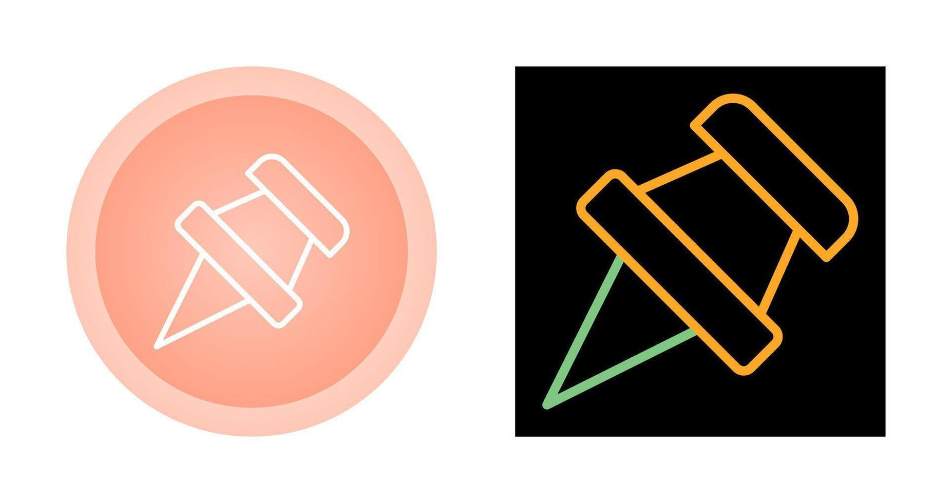 Thumbtack Vector Icon