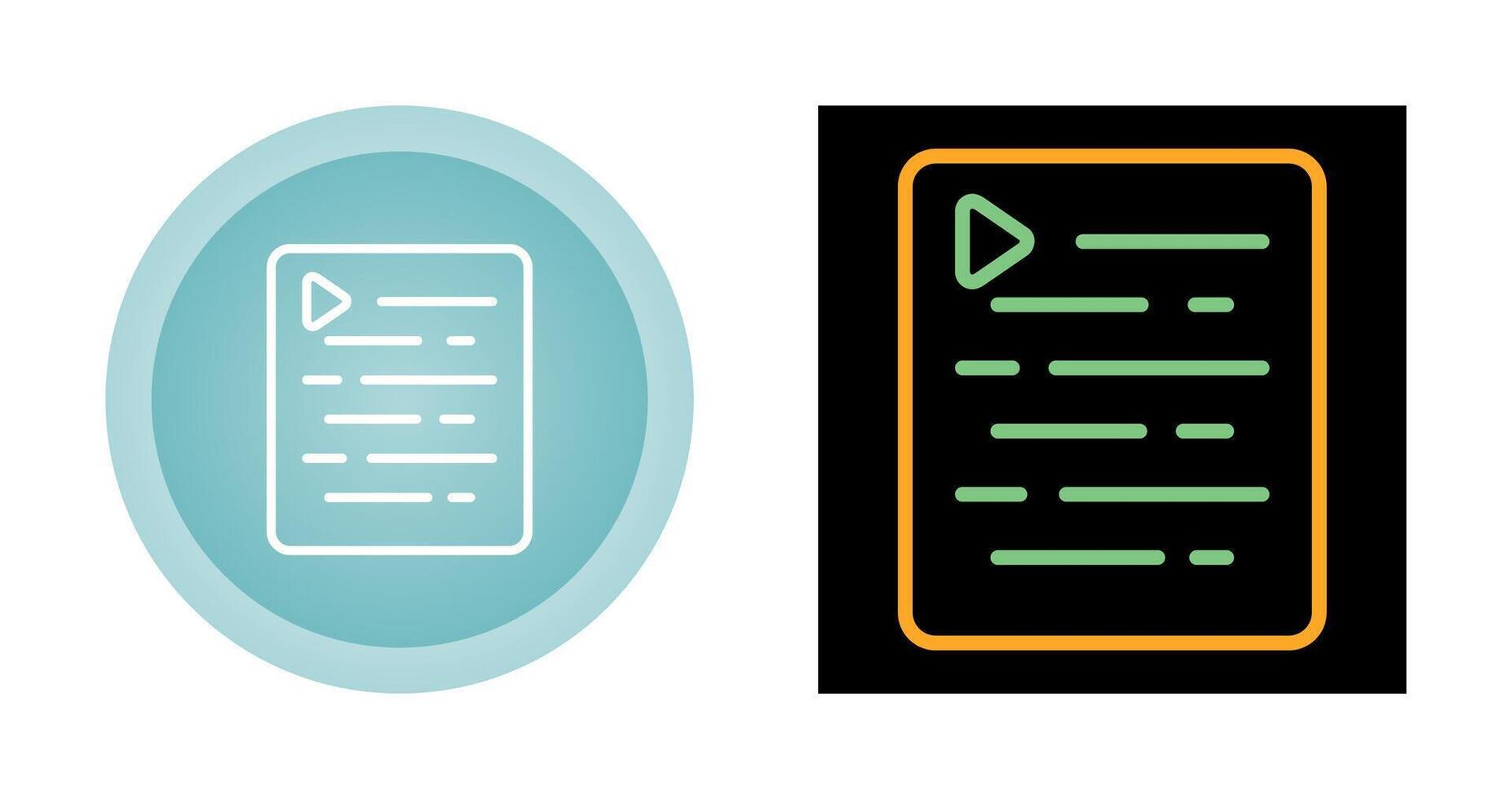 Document Indent Vector Icon
