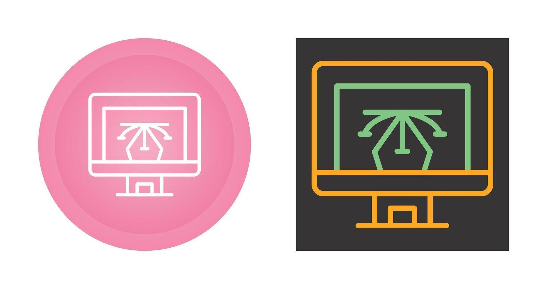 Unique Two Icons Set vector