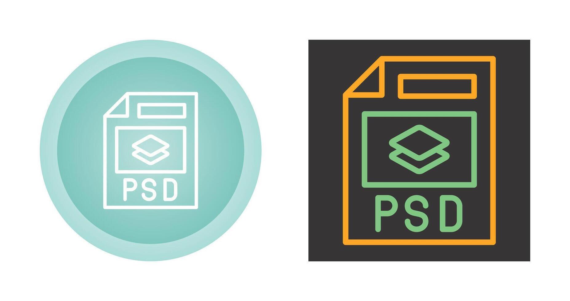 psd archivo vector icono