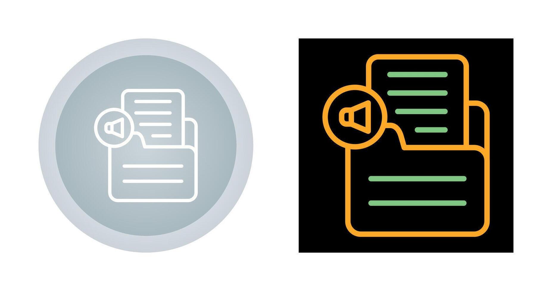 Document Insert Audio Vector Icon