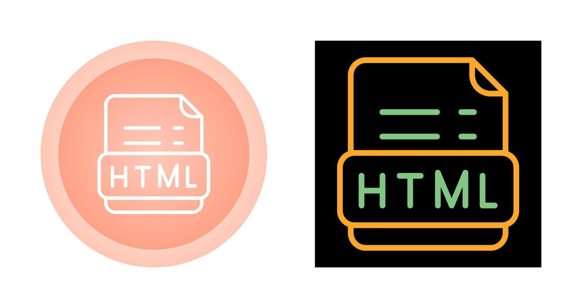 Html Vector Icon