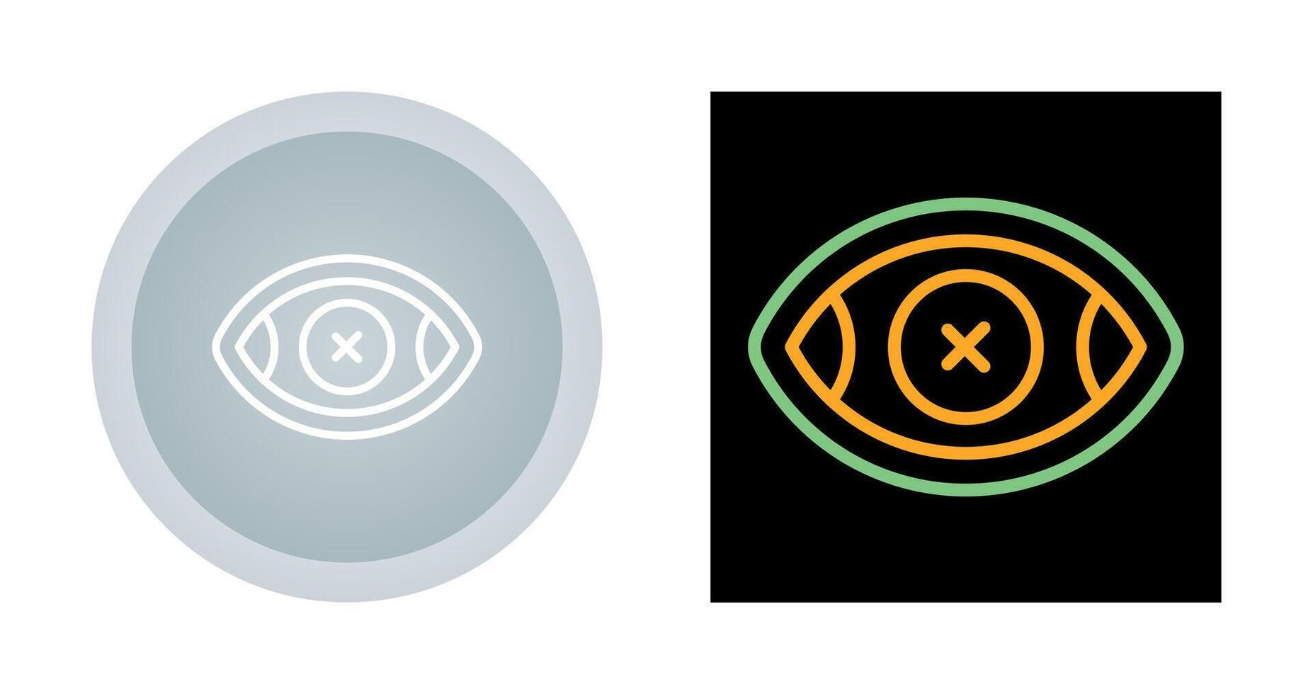 Eye Crossed Vector Icon