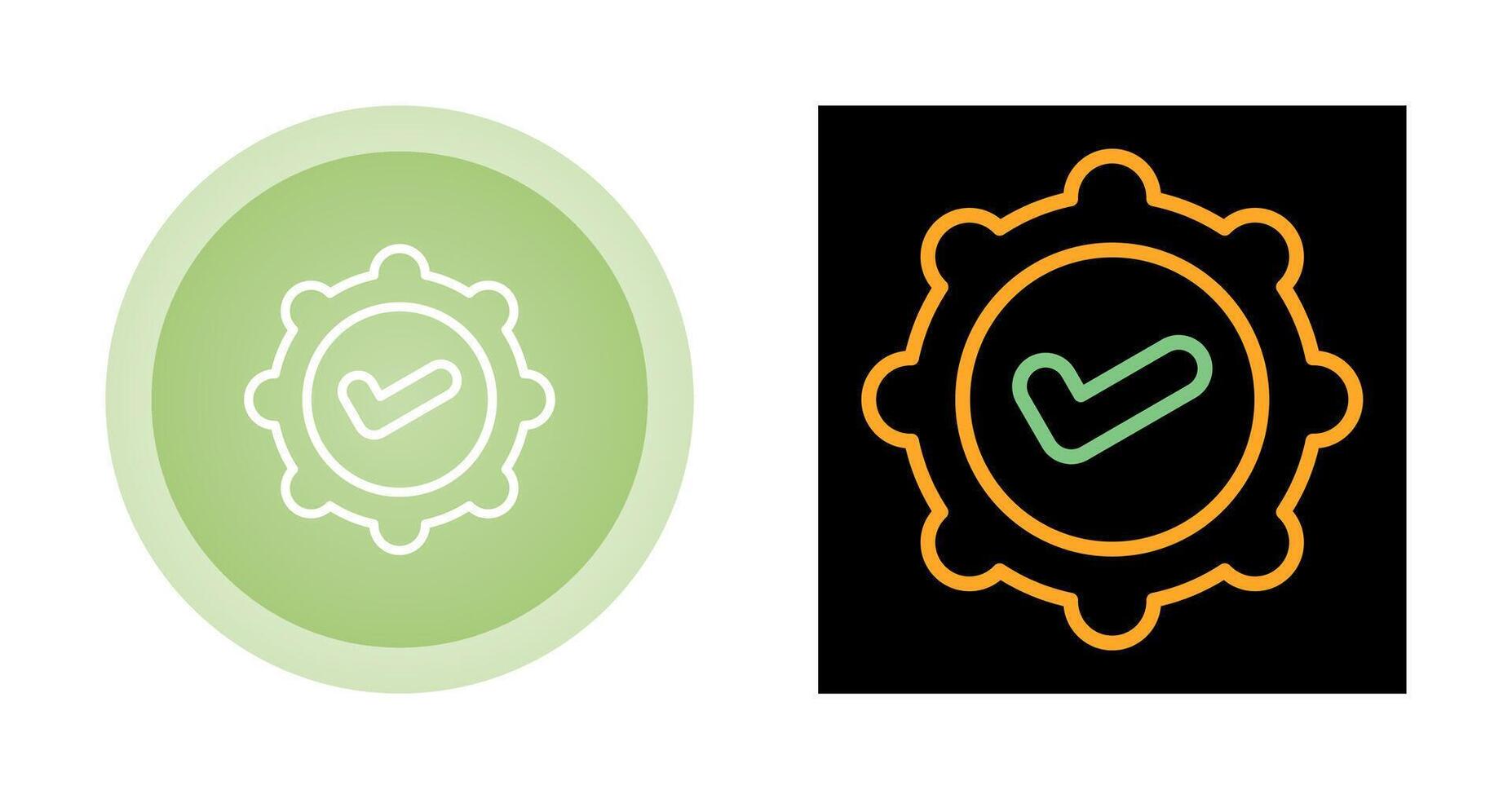 Badge Check Vector Icon