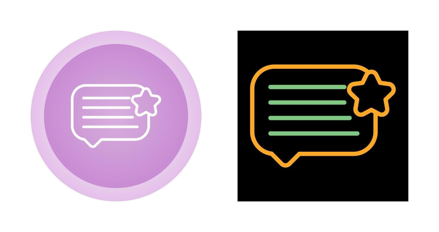 Feedback Vector Icon