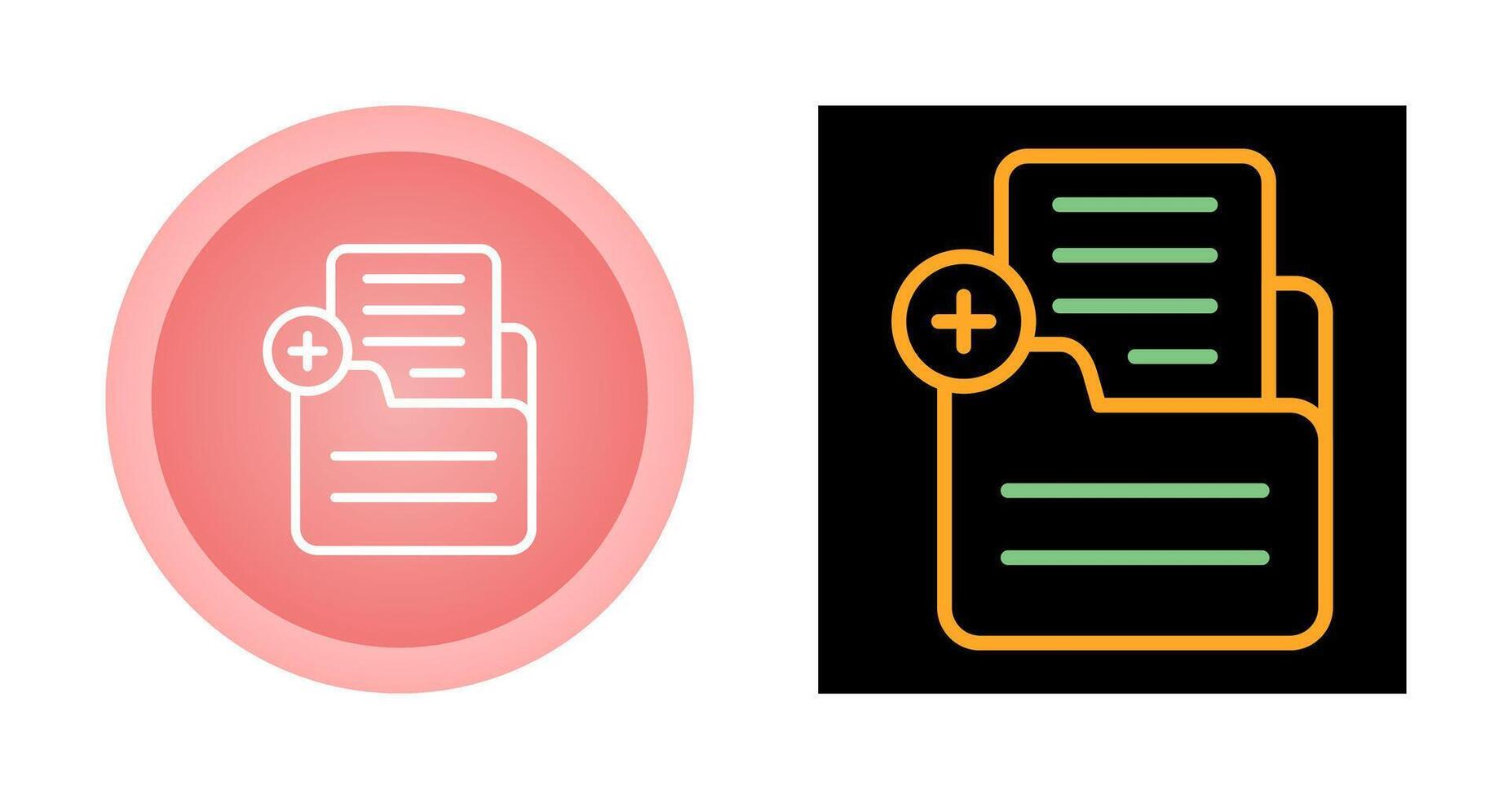 Document Add Vector Icon