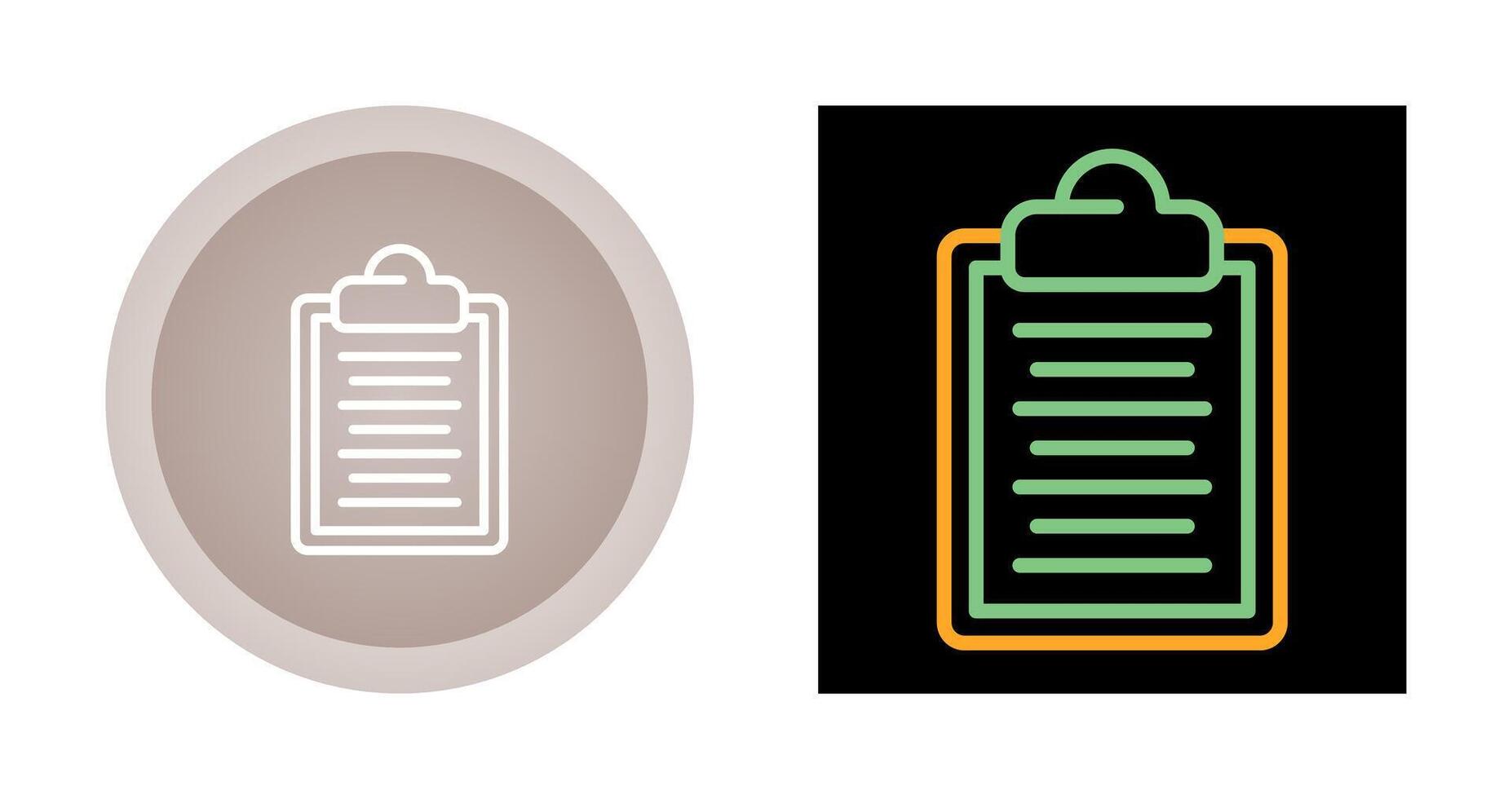 Clipboard Vector Icon