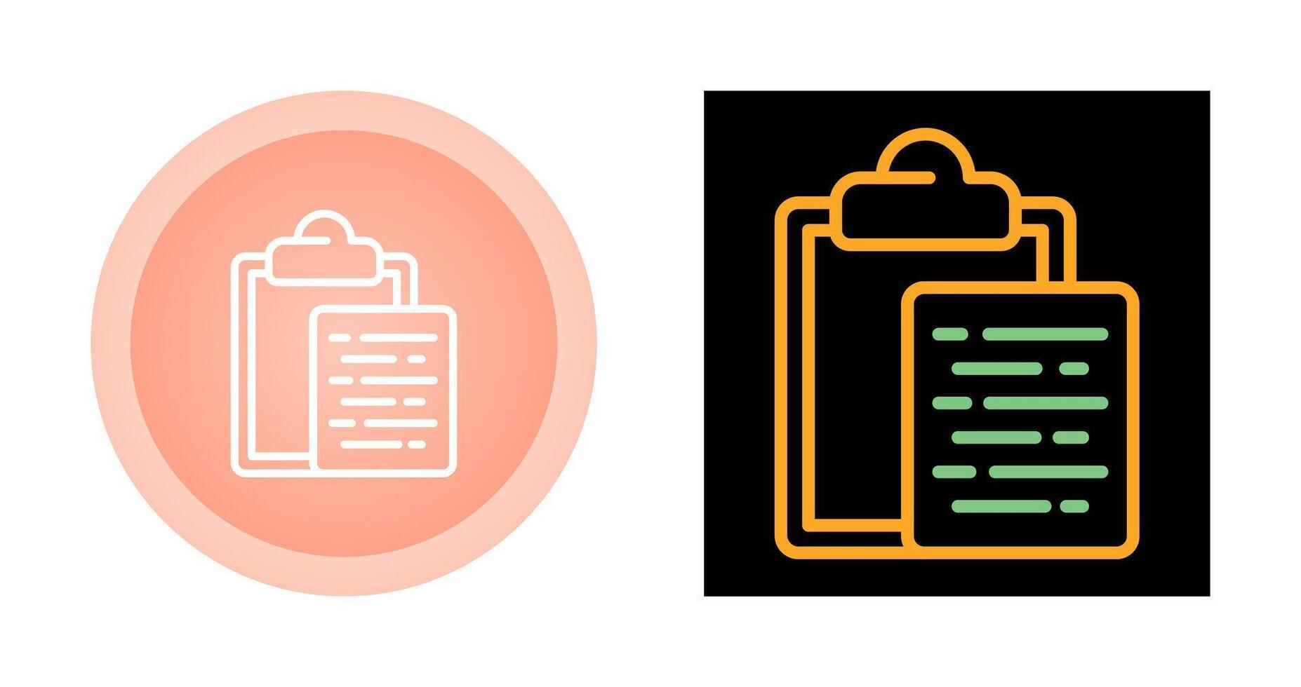 Document Paste Vector Icon