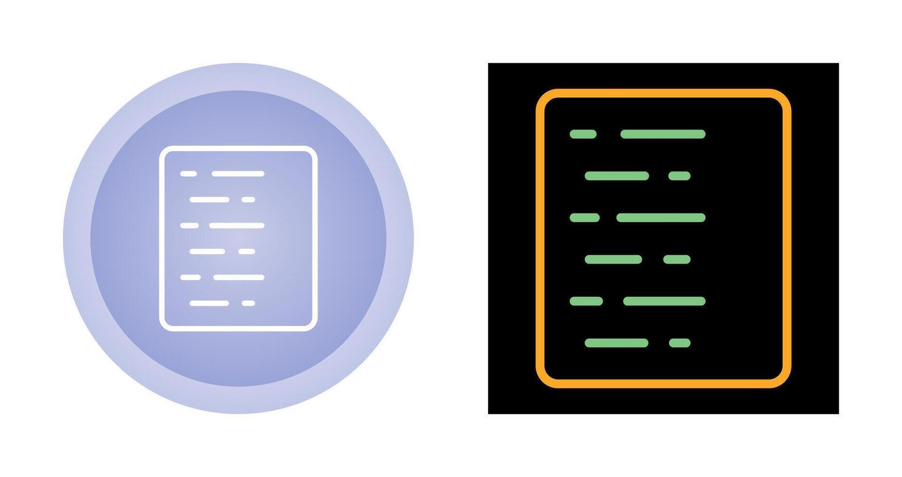 documento alinear izquierda vector icono