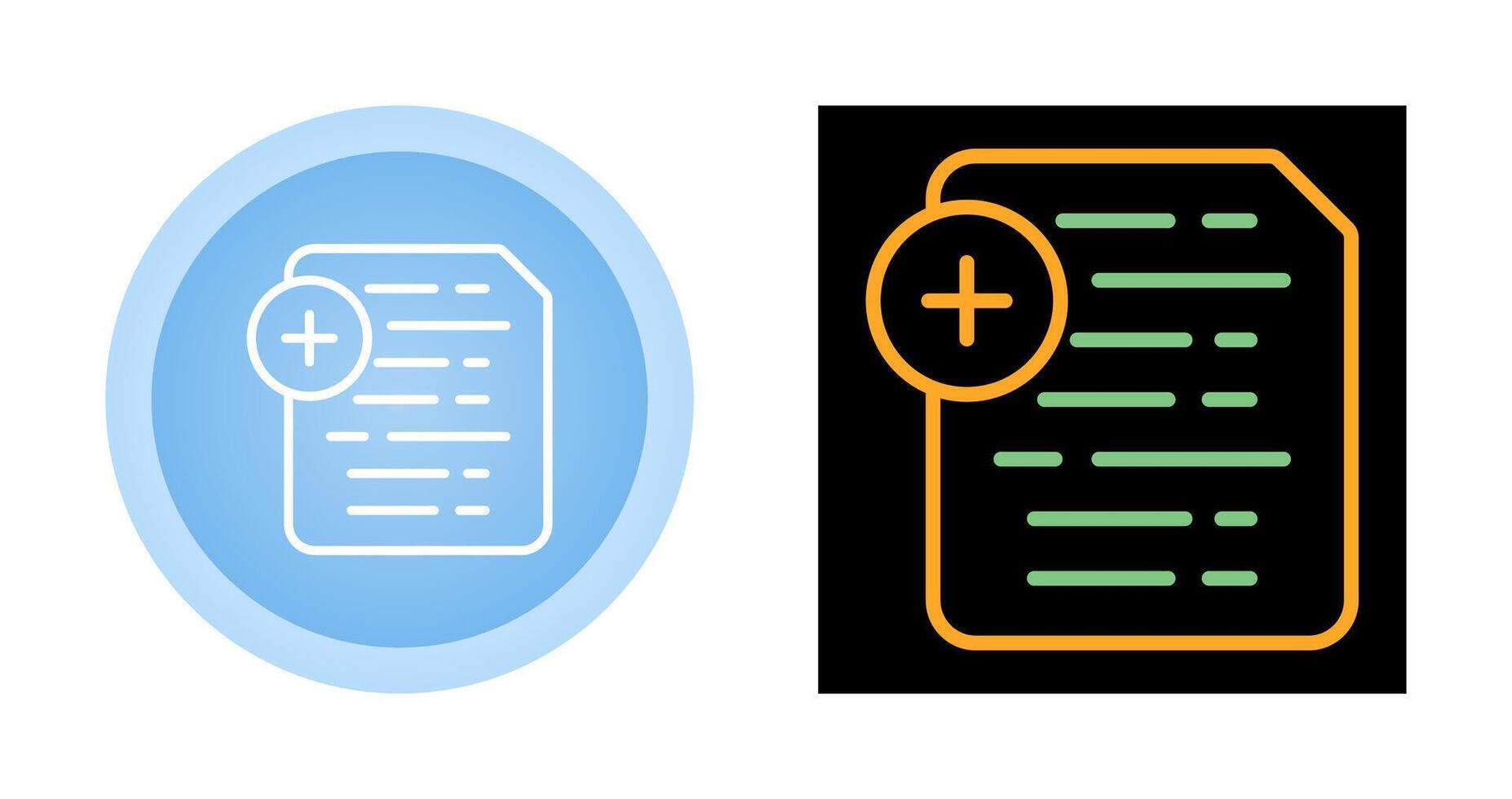 Document Insert Icon Vector Icon