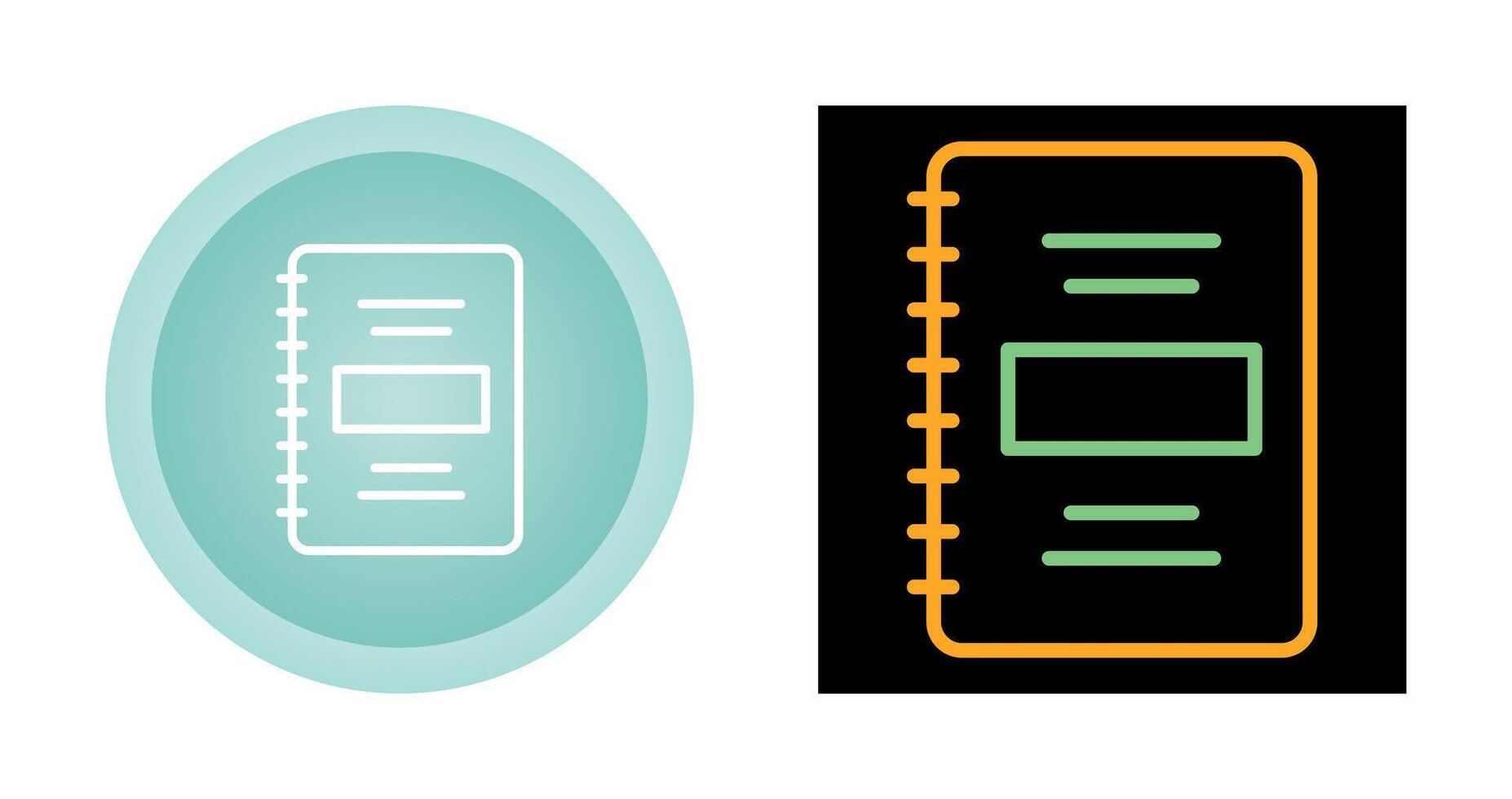 Notebook Vector Icon