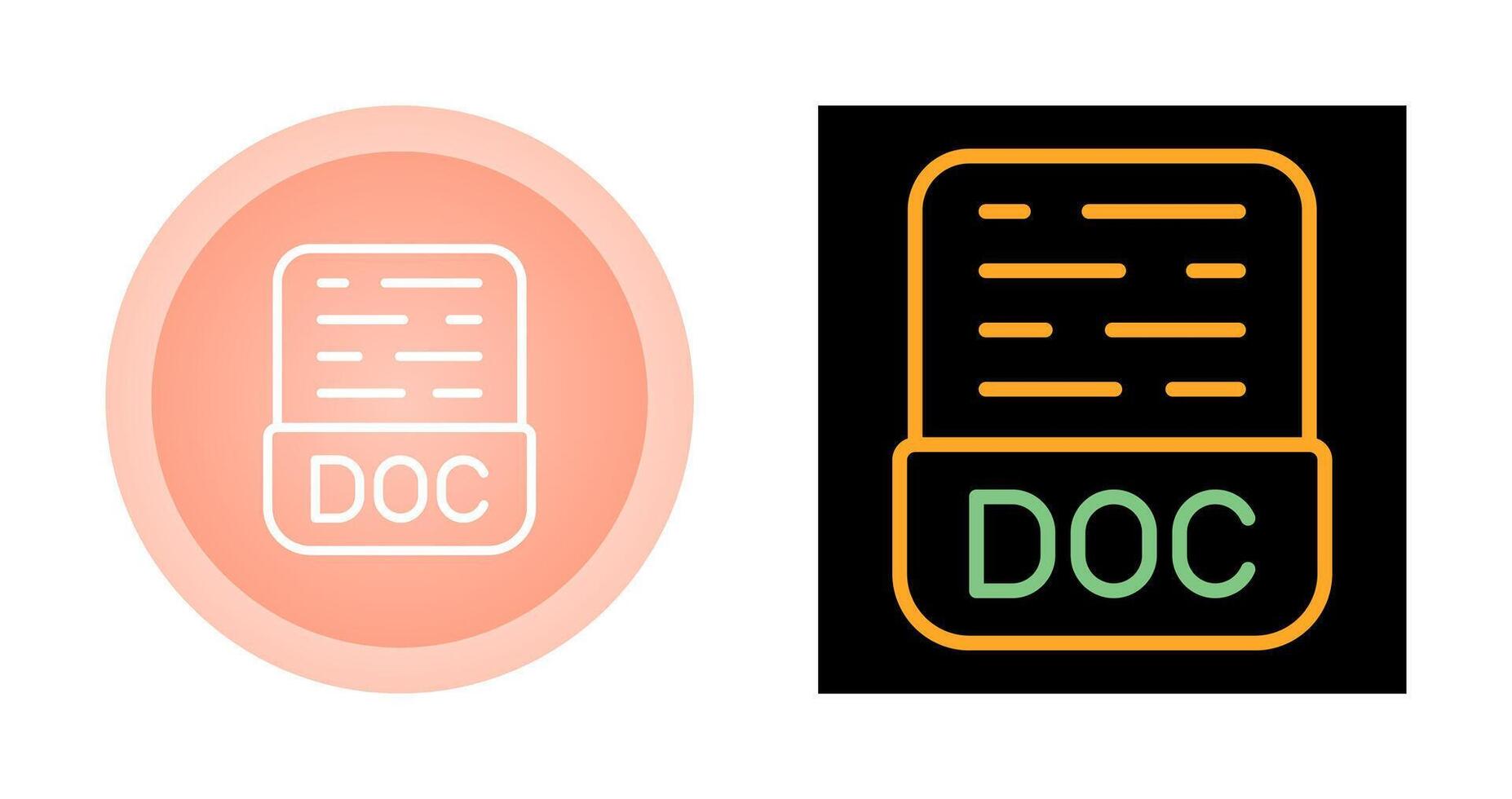 DOC Vector Icon
