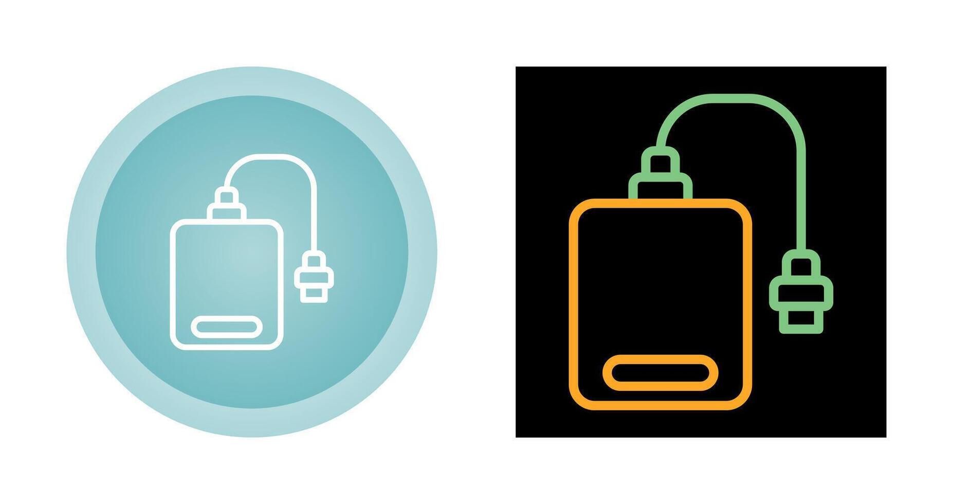 External Hard Drive Vector Icon