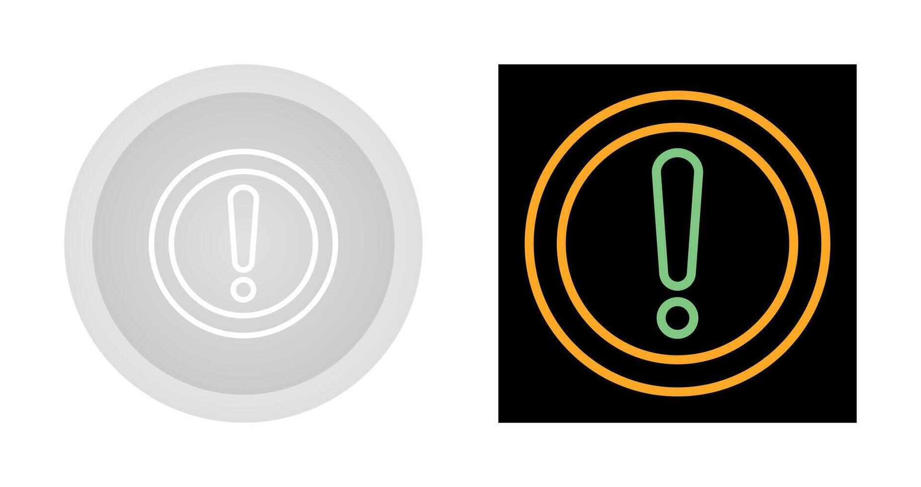 Exclamation Vector Icon